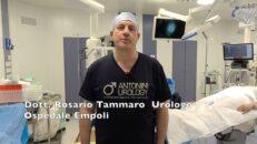 Dr. Rosario Tammaro. Urologo. Ospedale Empoli. Testimonianza sala operatoria Antonini Urology