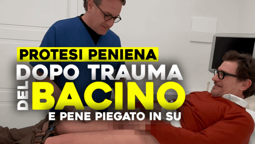 paziente su lettino in visita urologica dal Prof. Antonini